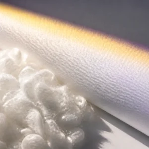 Brand-neutral representative image of UV-protection polyester staple fiber and technical fabric
